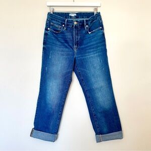Good American Blue Boyfriend Jeans Size 8/29